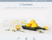 Tablet Screenshot of lucirmas.com